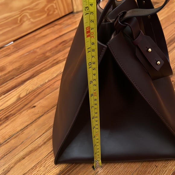 NWT Sophie Hulme Cube Tote Leather Brown - Picture 13 of 13